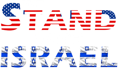 We Stand With Israel USA Tote Bag
